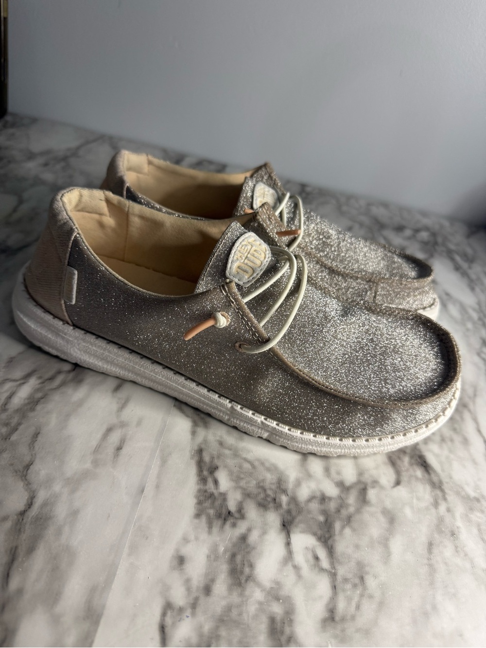 Sparkle rose gold women’s Casual Shoes